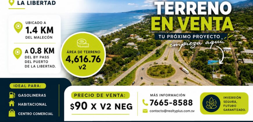 Venta de Terreno La Libertad, Surf City
