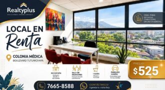 Oficina en alquiler Colonia Médica – Amueblada