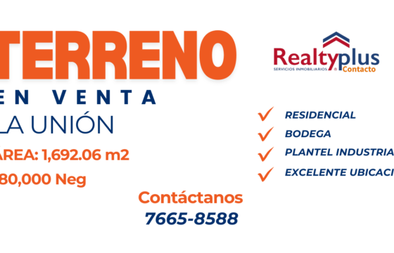 Terreno en venta La Unión