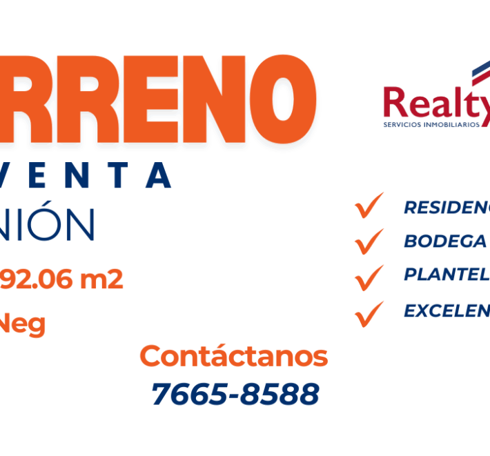 Terreno en venta La Unión