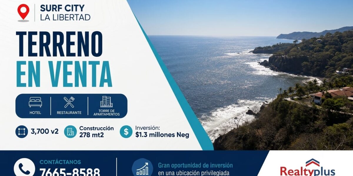Terreno en venta La Libertad –