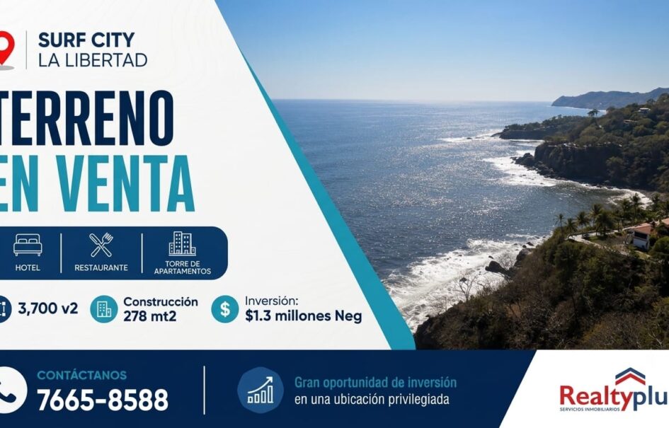 Terreno en venta La Libertad –