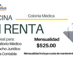 Oficina en alquiler Colonia Médica – Amueblada