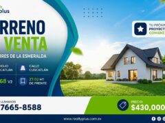 Terreno en venta Antiguo Cuscatlán