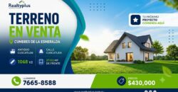 Terreno en venta Antiguo Cuscatlán
