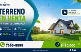 Terreno en venta Antiguo Cuscatlán