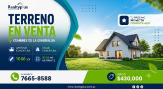 Terreno en venta Antiguo Cuscatlán