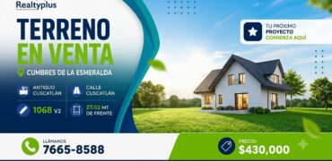 Terreno en venta Antiguo Cuscatlán