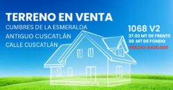 Terreno en venta Antiguo Cuscatlán