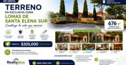 Terreno en venta Lomas de Santa Elena Sur