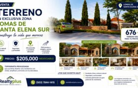 Terreno en venta Lomas de Santa Elena Sur