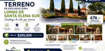 Terreno en venta Lomas de Santa Elena Sur