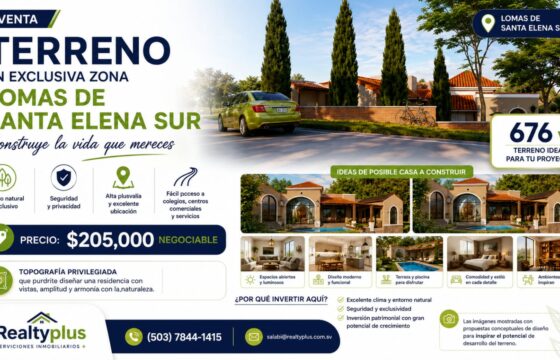 Terreno en venta Lomas de Santa Elena Sur