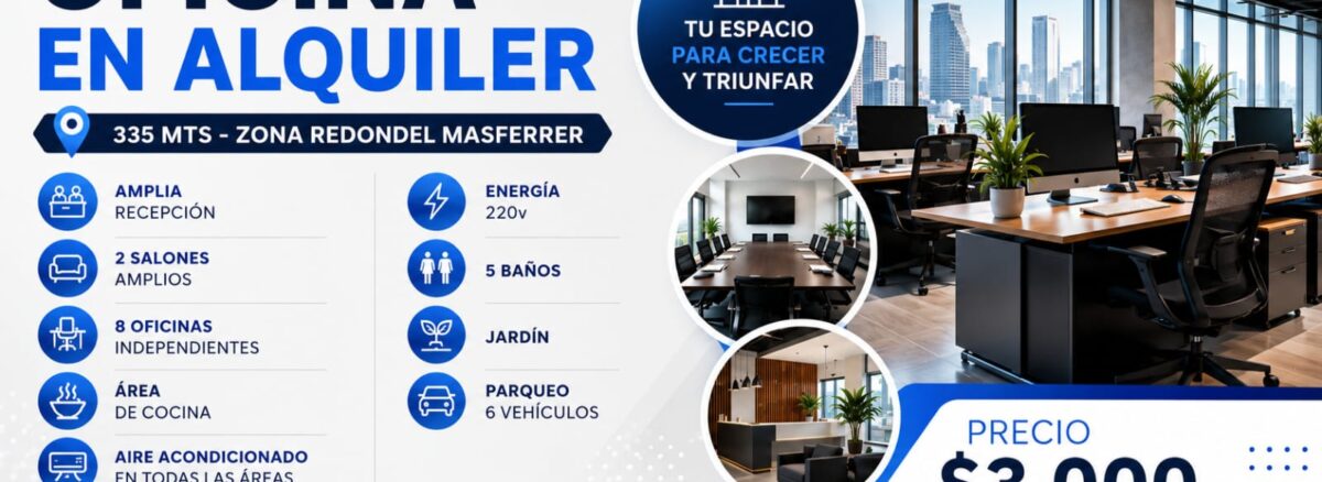 Oficina en Alquiler