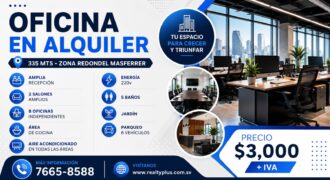 Oficina en Alquiler
