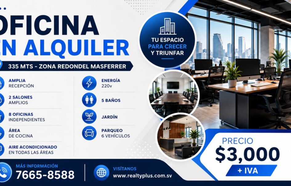 Oficina en Alquiler